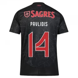 SL Benfica Koszulka Piłkarska 2024-25 Pavlidis #14 Wyjazdowa Męska