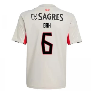 SL Benfica Koszulka Piłkarska 2025-26 Bah #6 Wyjazdowa Męska