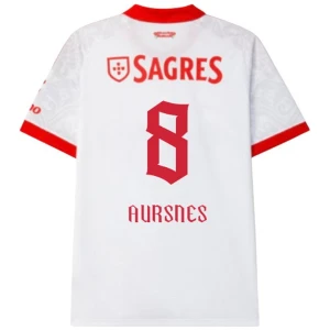 SL Benfica Koszulka Piłkarska 2026-27 Aursnes #8 Wyjazdowa Męska