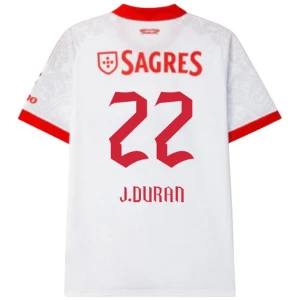 SL Benfica Koszulka Piłkarska 2026-27 J. Duran #22 Wyjazdowa Męska