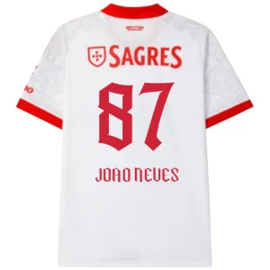 SL Benfica Koszulka Piłkarska 2026-27 Joao Neves #87 Wyjazdowa Męska