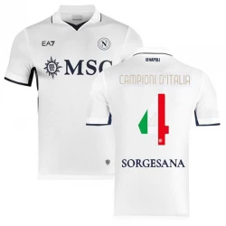 SSC Napoli Koszulka Piłkarska 2024-25 Campioni D Italia #4 Wyjazdowa Męska