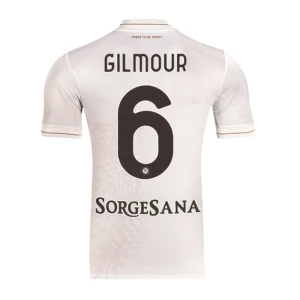 SSC Napoli Koszulka Piłkarska 2025-26 Gilmour #6 Wyjazdowa Męska