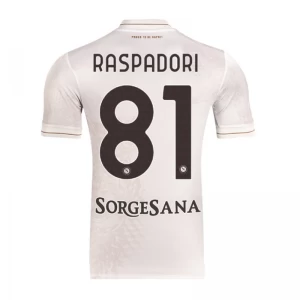 SSC Napoli Koszulka Piłkarska 2025-26 Raspadori #81 Wyjazdowa Męska