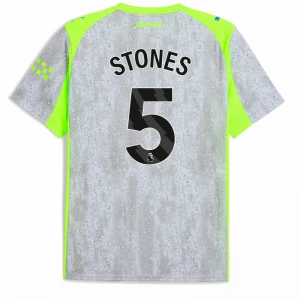 Stones #5 Koszulki Piłkarskie Manchester City 2025-26 Trzecia Męska