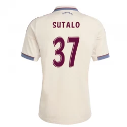 Sutalo #37 Koszulki Piłkarskie AFC Ajax Amsterdam 2025-26 Trzecia Męska