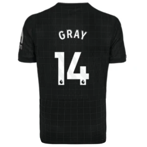 Tottenham Hotspur Koszulka Piłkarska 2025-26 Gray #14 Wyjazdowa Męska