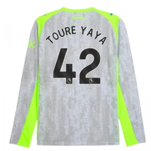 Toure Yaya #42 Koszulki Piłkarskie Manchester City 2025-26 Trzecia Męska Długi Rękaw