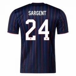 USA Koszulka Piłkarska 2025 Sargent #24 Wyjazdowa Męska