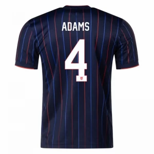 USA Koszulka Piłkarska 2025 USMNT Adams #4 Wyjazdowa Męska