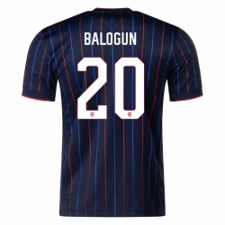USA Koszulka Piłkarska 2025 USMNT Balogun #20 Wyjazdowa Męska