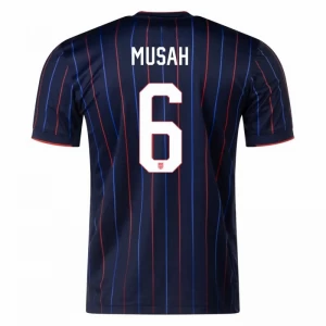 USA Koszulka Piłkarska 2025 USMNT Musah #6 Wyjazdowa Męska