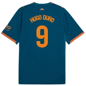 Valencia CF Koszulka Piłkarska 2026-27 Hugo Duro #9 Wyjazdowa Męska