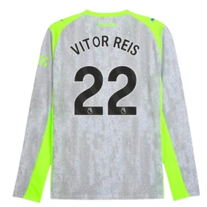 Vitor Reis #22 Koszulki Piłkarskie Manchester City 2025-26 Trzecia Męska Długi Rękaw