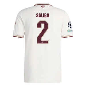 William Saliba #12 Koszulki Piłkarskie Arsenal FC 2025-26 Champions League Trzecia Męska