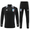 Włochy Komplet Bluza Treningowa 2024-25 Czarny