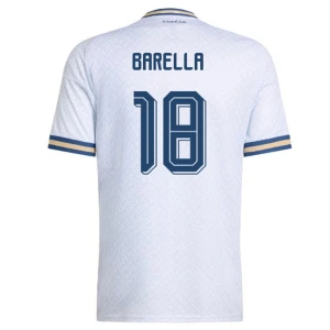 Włochy Koszulka Piłkarska 2026 Nicolò Barella #18 Wyjazdowa Męska