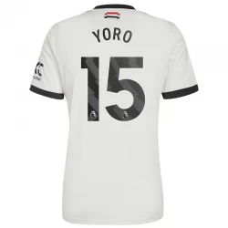 Yoro #15 Koszulki Piłkarskie Manchester United 2024-25 Alternatywna Męska